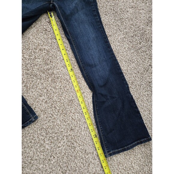 WHITE HOUSE BLACK MARKET Blanc WHBM Black Bootcut Leg Jeans Size 4S - Picture 5 of 8